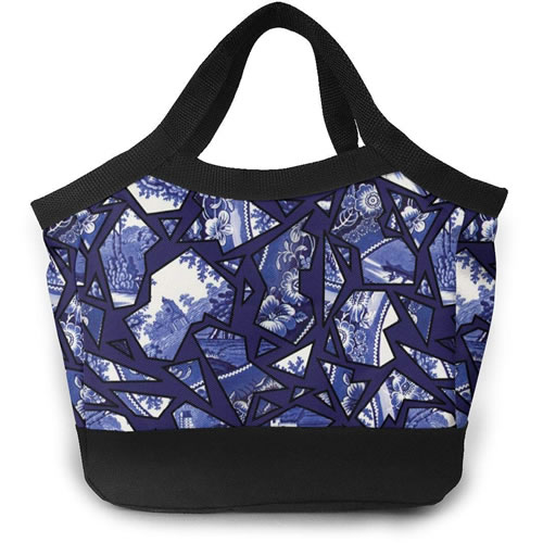 Blue Willow Mosaic Lunch Tote