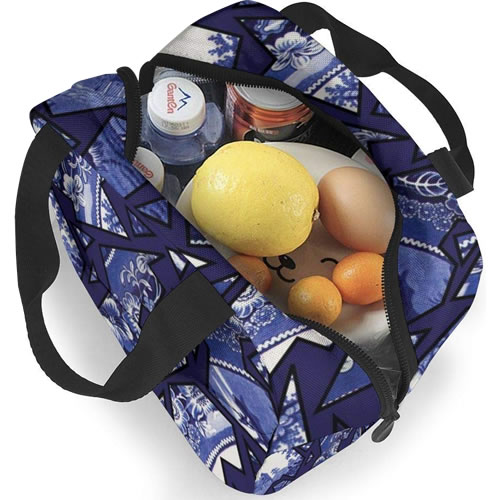 Blue Willow Mosaic Lunch Box