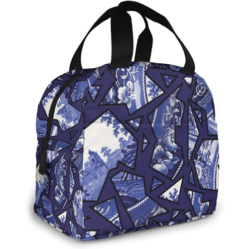 Blue Willow Mosaic Lunch Box