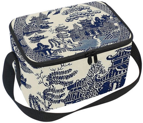 Traditional Blue Willow Lunch Box