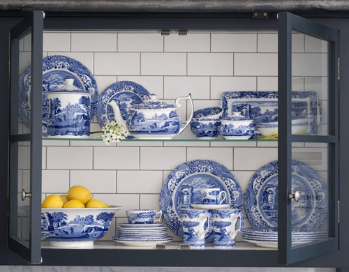 Spode Blue Room Collection on Display