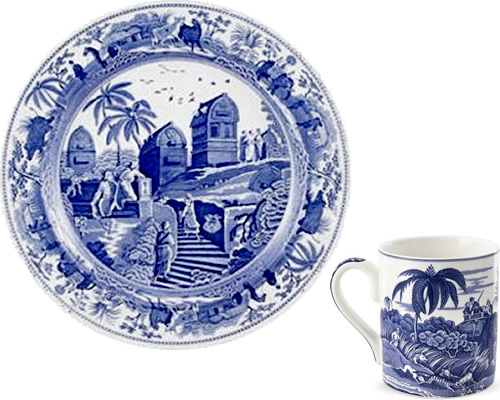 Spode Caramanian from the Traditions Blue Room Collection