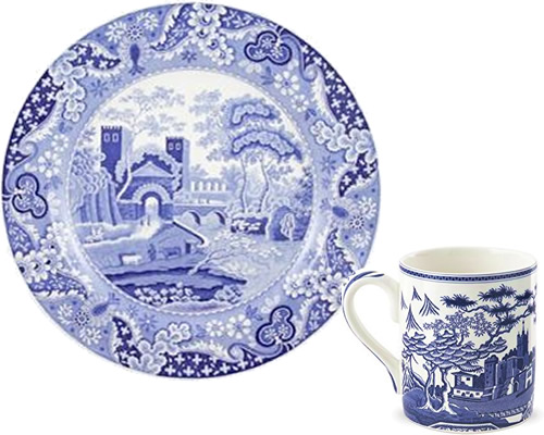 Spode Castle from the Traditions Blue Room Collection