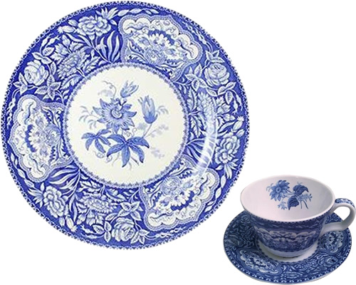 Spode Floral from the Georgian Blue Room Collection