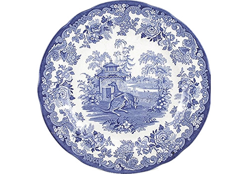 Spode Kangaroo or Kangaroo Enclosure from the Zoological Blue Room Collection