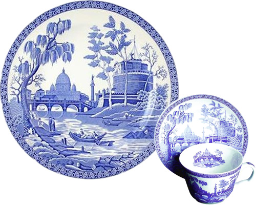 Spode Rome from the Georgian Blue Room Collection