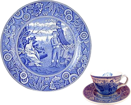 Spode Woodman from the Blue Room Collection
