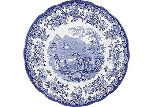 Spode Zebra from the Blue Room Collection