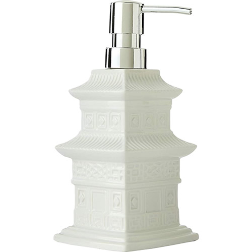 Vern Yip Chinoiserie Stoneware Soap or Lotion Pump