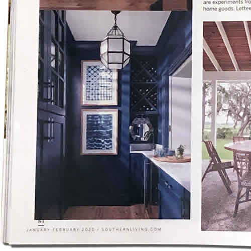 McGee & Co. Morris Lantern in the January/February 2020 issue of Southern Living