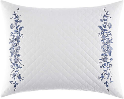 Quilted Embroidered Charlotte Breakfast Pillow from Laura Ashley 