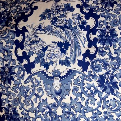 Ralph Lauren Tamarind Bird Pattern in Porcelain Blue and White