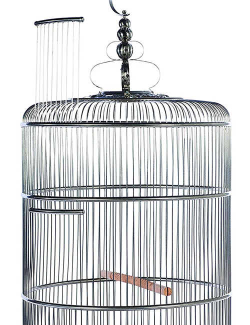 The large door on Dynasty, the largest Prevue Pet Products Stainless Steel Bird Cage