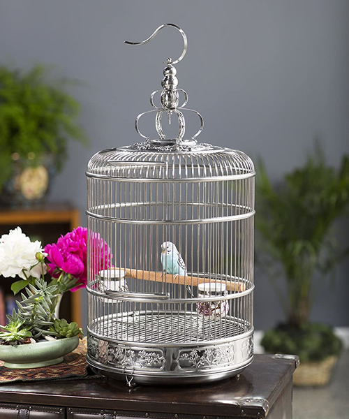 Lotus, the smallest Prevue Pet Products Stainless Steel Bird Cage