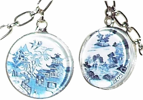 Blue Willow Charms