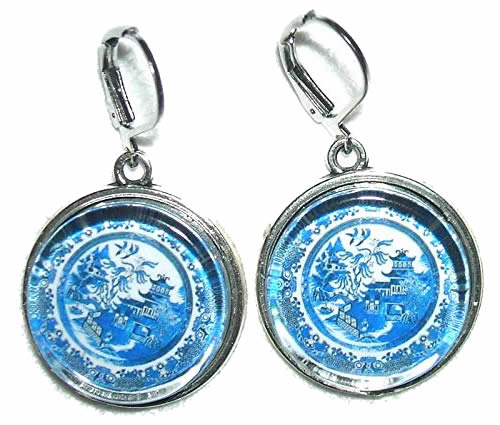 Blue Willow Earrings 