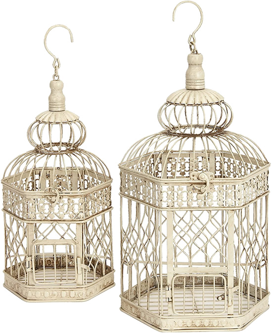 Deco 79 Decorative Metal Birdcages