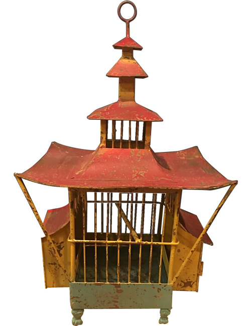 Metal Pagoda Birdcage from eBay