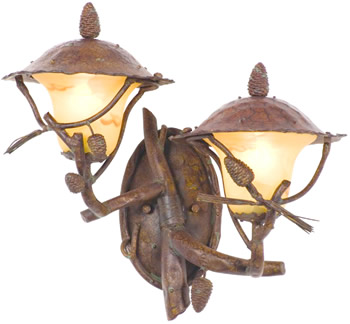 Kalco 9162PD Left Ponderosa Wall Lanterns