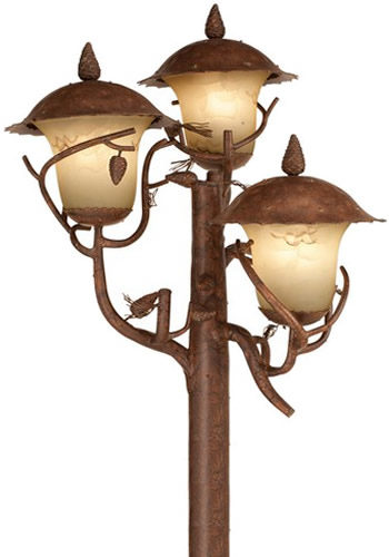 Kalco 9173PD Ponderosa 3-Light Lantern Head