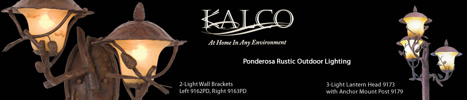 Kalco Ponderosa Outdoor Lighting Collection