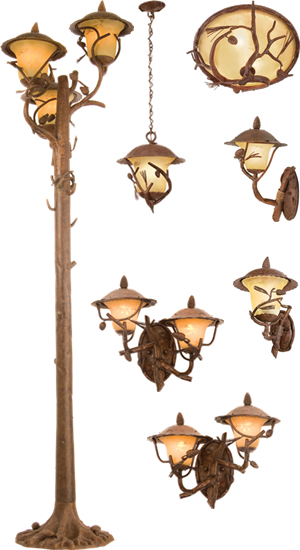 Kalco Lodge Style Ponderosa Outdoor Lighting