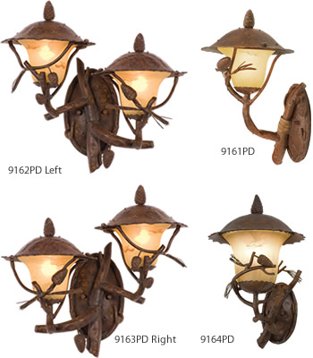 Kalco Ponderosa Wall Lanterns