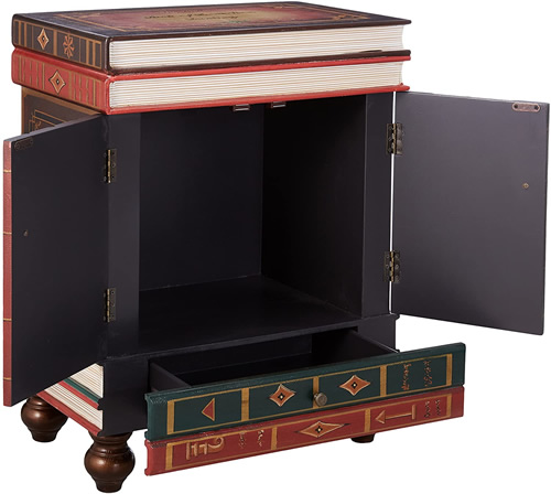 Design Toscano SK3345 The Lord Byron Stacked Books End Table