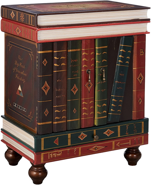 Design Toscano SK3345 The Lord Byron Stacked Books End Table