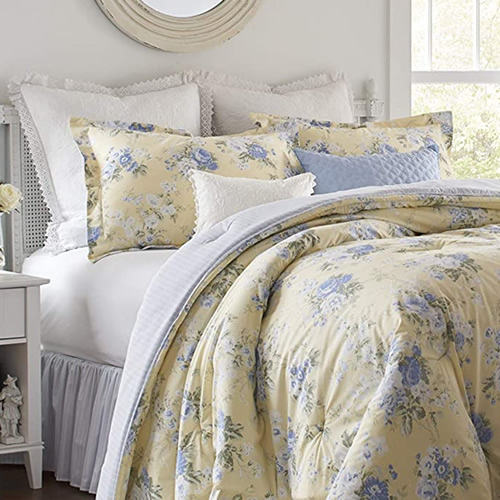 Laura Ashley Home Maybelle Bedding with Coordinating Pillows