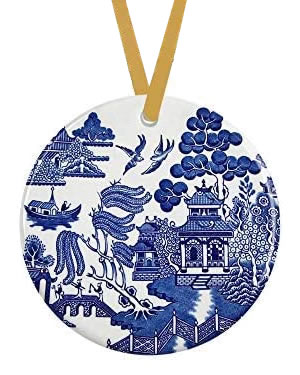 Blue Willow Ornament