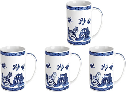 Cardew Design Blue Willow Mugs