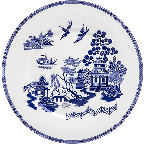 Grace Teaware Blue Willow Dessert Plate