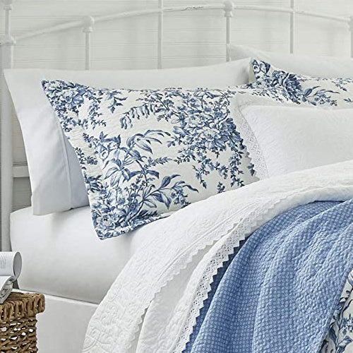 Bedford Delft Blue Quilt Set from Laura Ashley Home