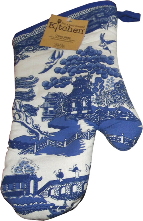 Kay Dee Designs Blue Willow Oven Mitt