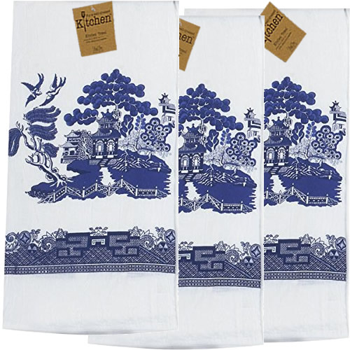 Kay Dee Designs Blue Willow Flour Sack Towels