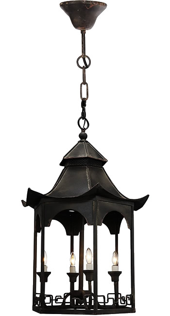 A&B Home FD38410 Pagoda Chandelier from the Florence de Dampierre Collection