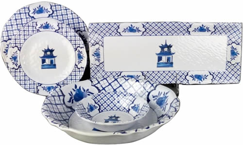 Chinoiserie Melamine Dinnerware