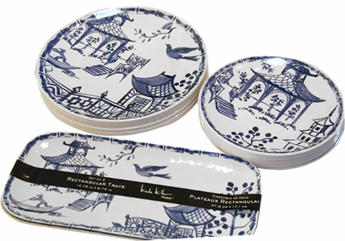 Nicole Miller Chinoiserie Melamine