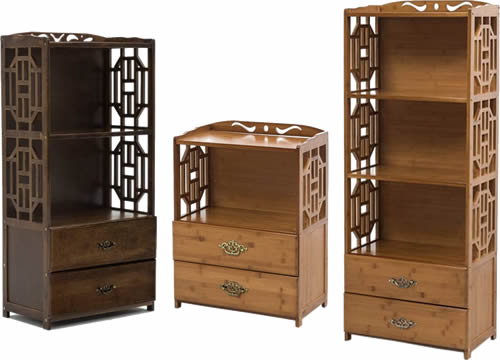 Asian Cabinets with Drawers