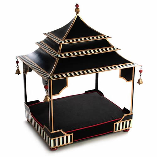 MacKenzie-Childs Courtly Pagoda Pet Bed