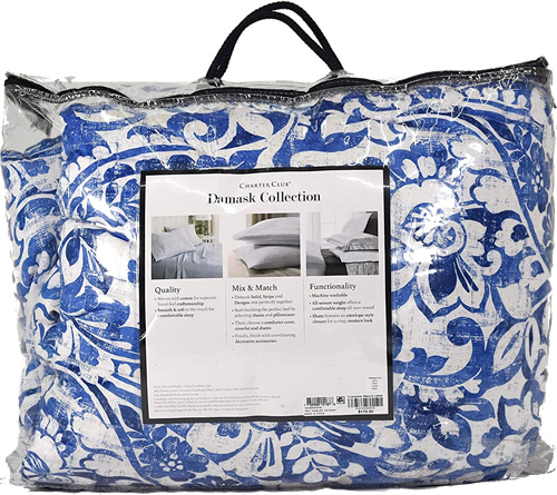 Charter Club Damask Designs Paisley Denim Bedding Collection