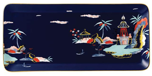 Wedgwood Wonderlust Blue Pagoda Tray