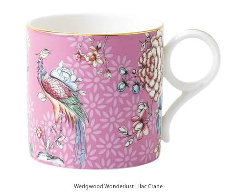 Wedgwood Wonderlust Lilac Crane Mug