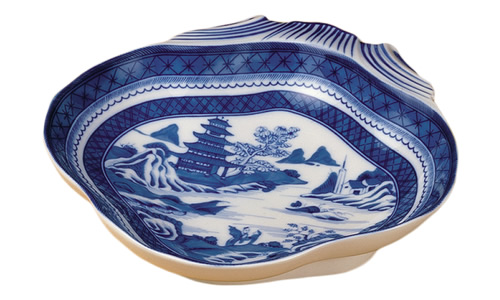 Mottahedeh Blue Canton Shell Dish