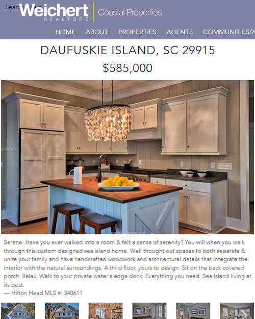 11 Osprey Place, Daufuskie Island, SC Weichert Realtors Coastal Properties