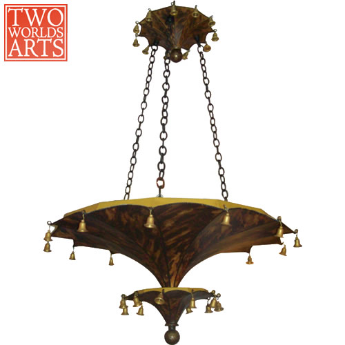 Two World Arts LCD2279 Two-tier Chinoiserie Umbrella Chandelier