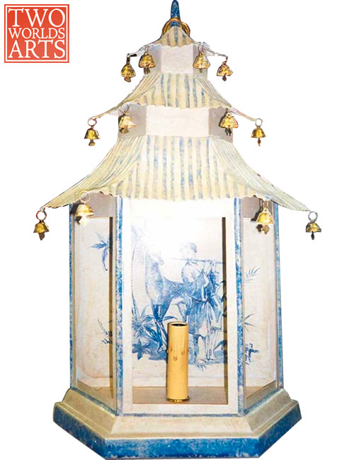 Two World Arts LSW0046 Chinoiserie Pagoda Wall Sconce