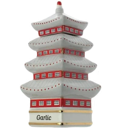Danbury Mint Spices of the World Garlic Korean Temple