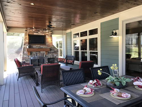 Schumacher Model Home Porch